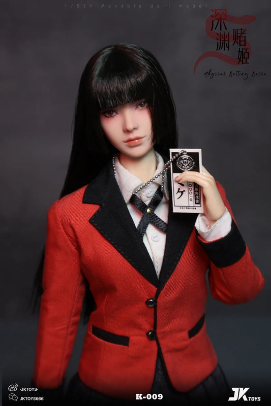 Preventa Figura Yumeko Cosplay - Abyssal Betting Belle marca JKToys K-009 escala 1/6