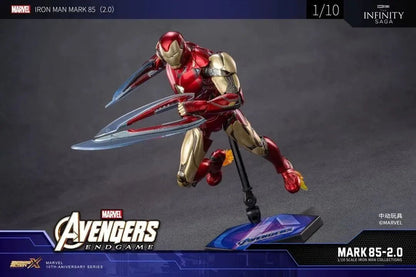 Pedido Figura Iron Man LXXXV MK85 2.0 (LED version) - Avengers: Infinity Saga marca ZD Toys escala pequeña 1/10 (18 cm)