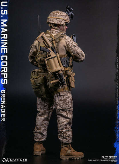 Preventa Figura U.S. Marine Corps Grenadier marca Damtoys 78101 escala 1/6
