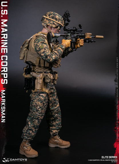 Preventa Figura U.S. Marine Corps Marksman marca Damtoys 78102 escala 1/6