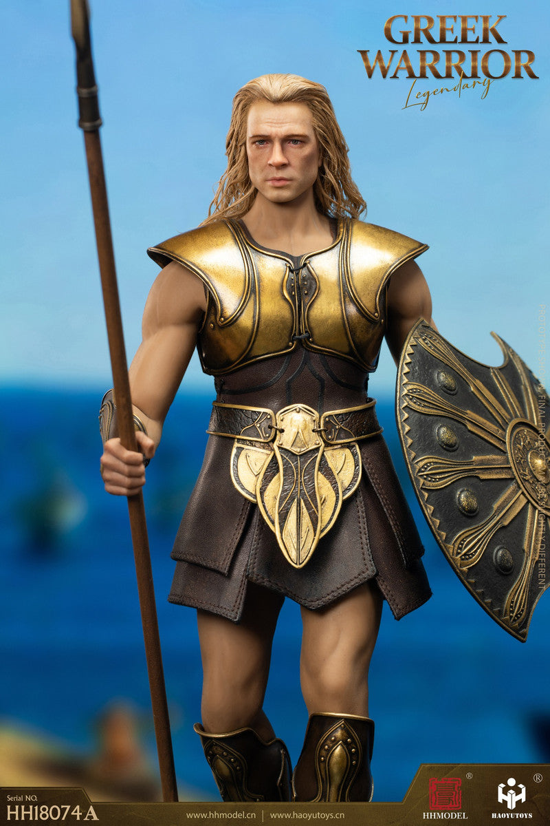 Pedido Figura Legendary Greek Warrior (Armadura de Cobre Puro) (cabello enraizado) marca Haoyutoys HH18074A escala 1/6