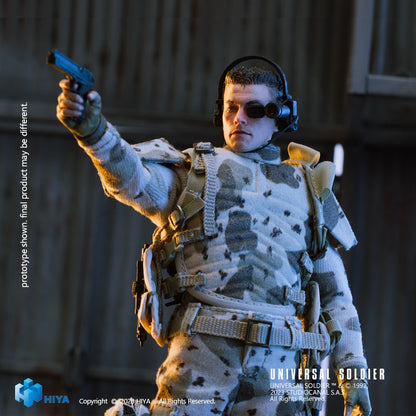 Preventa Figura Luc Deveraux (PX Previews Exclusive) - Universal Soldier - Exquisite Super Series marca HIYA ESU0253 escala pequeña 1/12