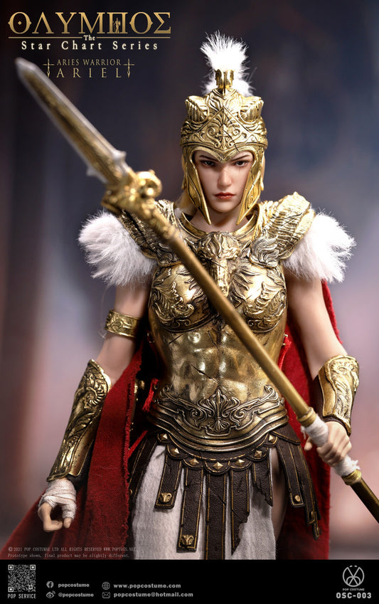 Pedido Figura Ariel (Armadura de cobre) - Olympus Aries Warrior marca POP Costume OSC-003 escala 1/6