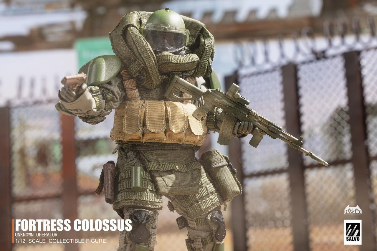 Preventa Figura Fortress Colossus - Black Ops Salvo Series marca HASUKI SA02 escala 1/12