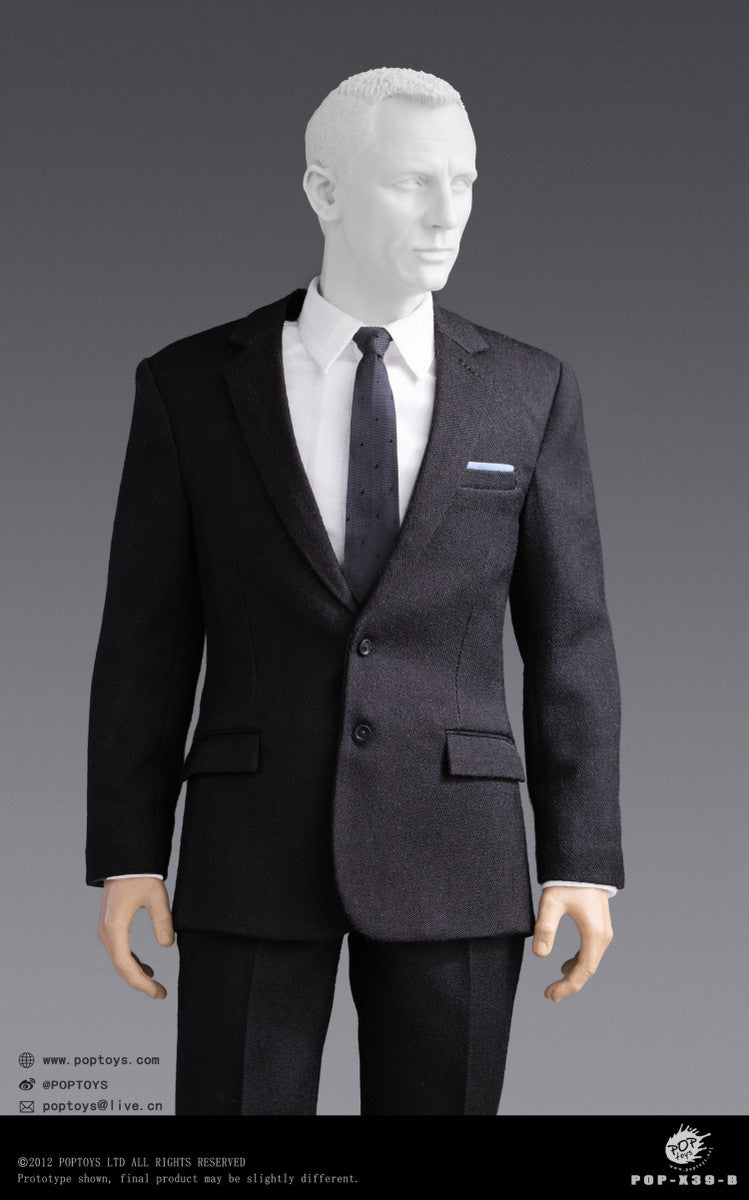 Preventa Traje del Agente Inglés / The British Agent Suit (2 versiones) marca Poptoys X39A-B escala 1/6