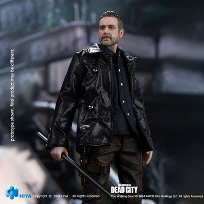 Preventa Figura Negan- The Walking Dead - Exquisite Super Series marca HIYA ESW0307 escala pequeña 1/12