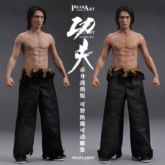 Preventa Figura Kung Fu (Naked Battle Damaged Edition) marca Peakart Studio PA2405C escala 1/6