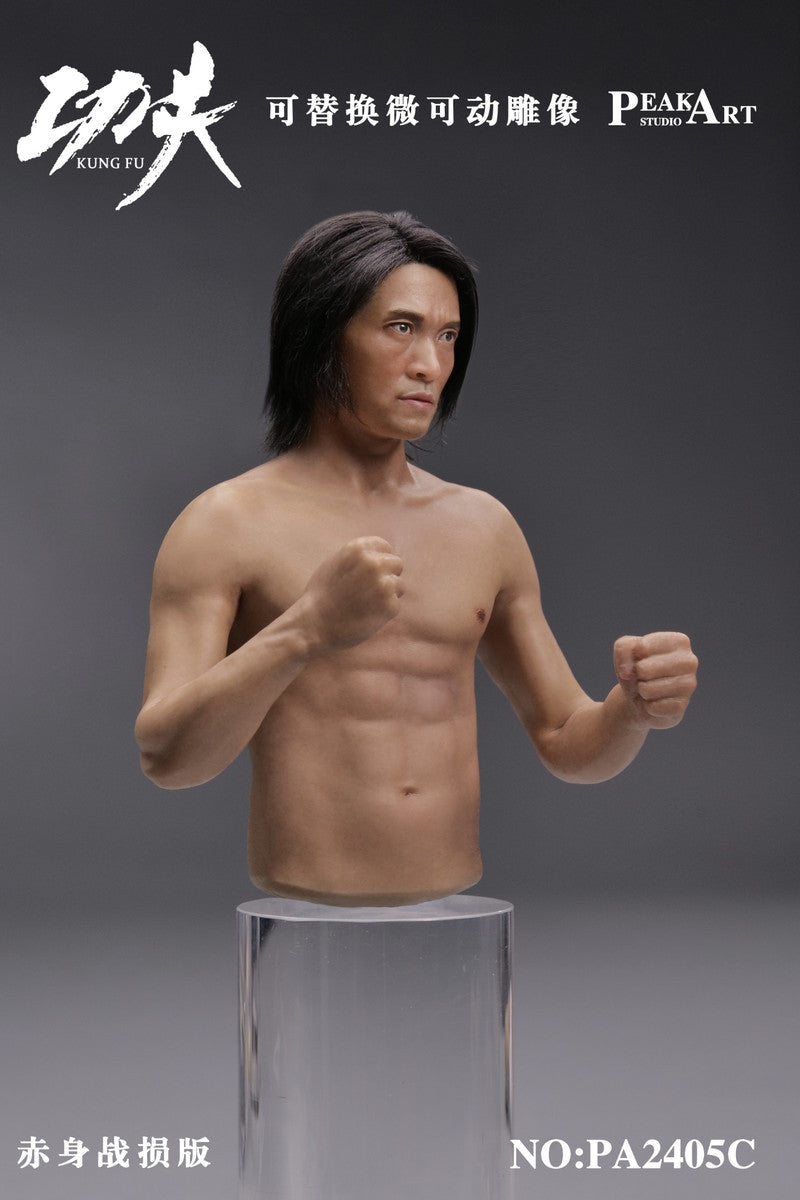 Preventa Figura Kung Fu (Naked Battle Damaged Edition) marca Peakart Studio PA2405C escala 1/6