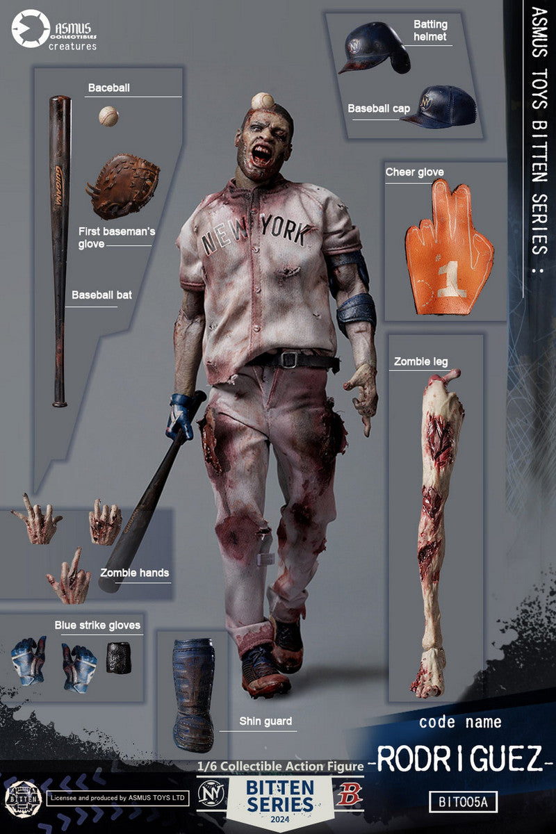 Preventa Figura Zombie RODRIGUEZ - The Bitten Series marca Asmus Toys BIT005A escala 1/6