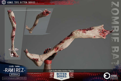 Preventa Figura Zombie RAMIREZ - The Bitten Series marca Asmus Toys BIT006A escala 1/6