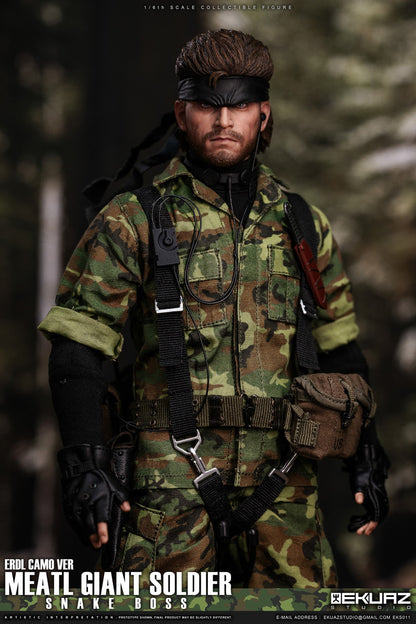 Preventa Figura Snake Boss (Tiger ERDL Camo version) marca Ekuaz Studio EKS011 escala 1/6