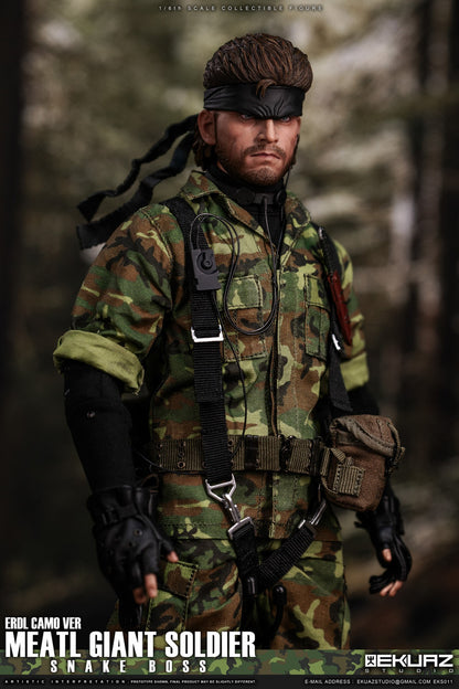 Preventa Figura Snake Boss (Tiger ERDL Camo version) marca Ekuaz Studio EKS011 escala 1/6