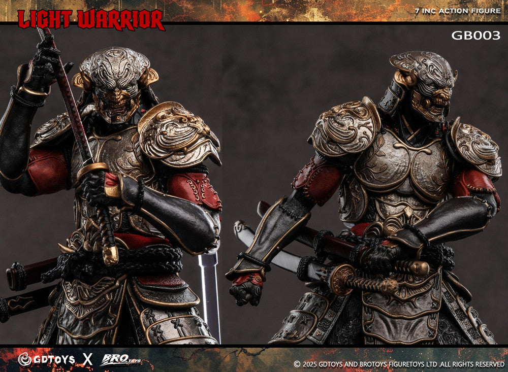 Preventa Figura Light Warrior (Deluxe version) marca GDtoys x Brotoys GB003 escala pequeña 1/12