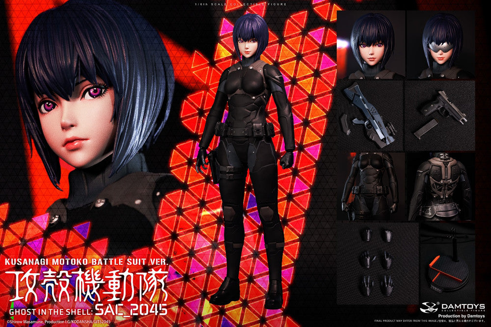 Preventa Figura Motoko Kusanagi (Combat suit version) - Ghost in the Shell: SAC_2045 marca DAMTOYS DMS044 escala 1/6