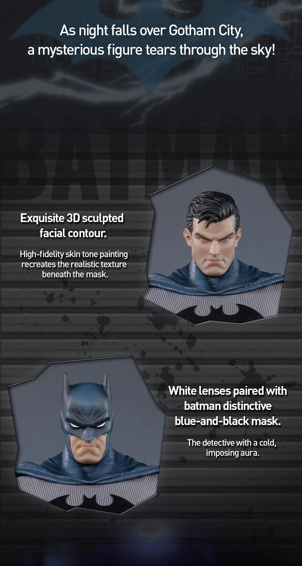 Preventa Figura BATMAN HUSH marca POP MART x Gong Studio escala 1/12