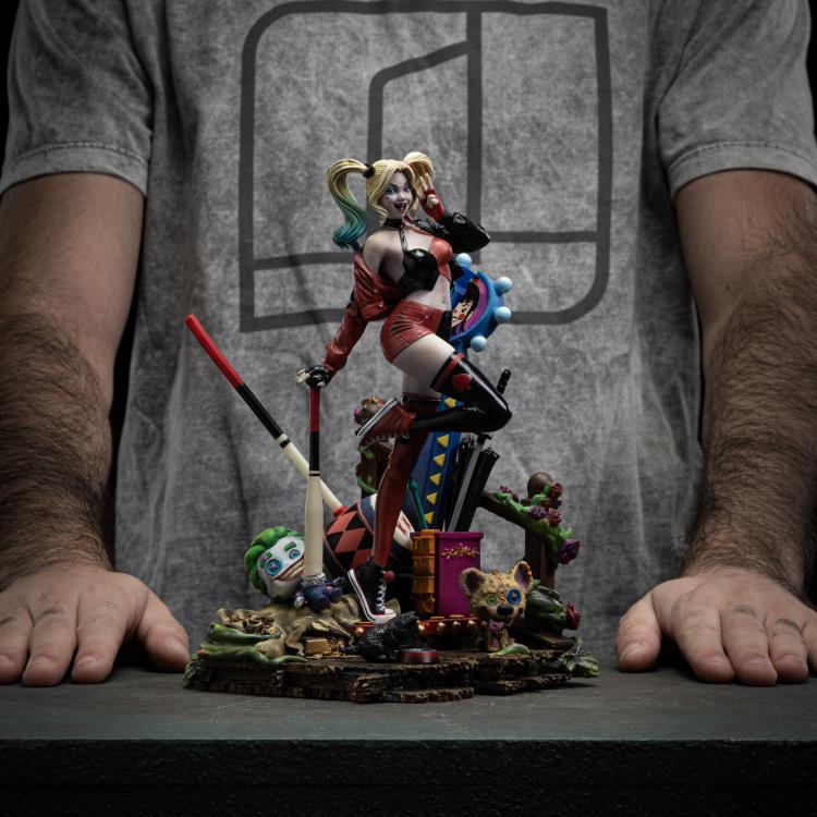 Preventa Estatua Harley Quinn (Deluxe) - Gotham City Sirens - Limited Edition marca Iron Studios escala de arte 1/10