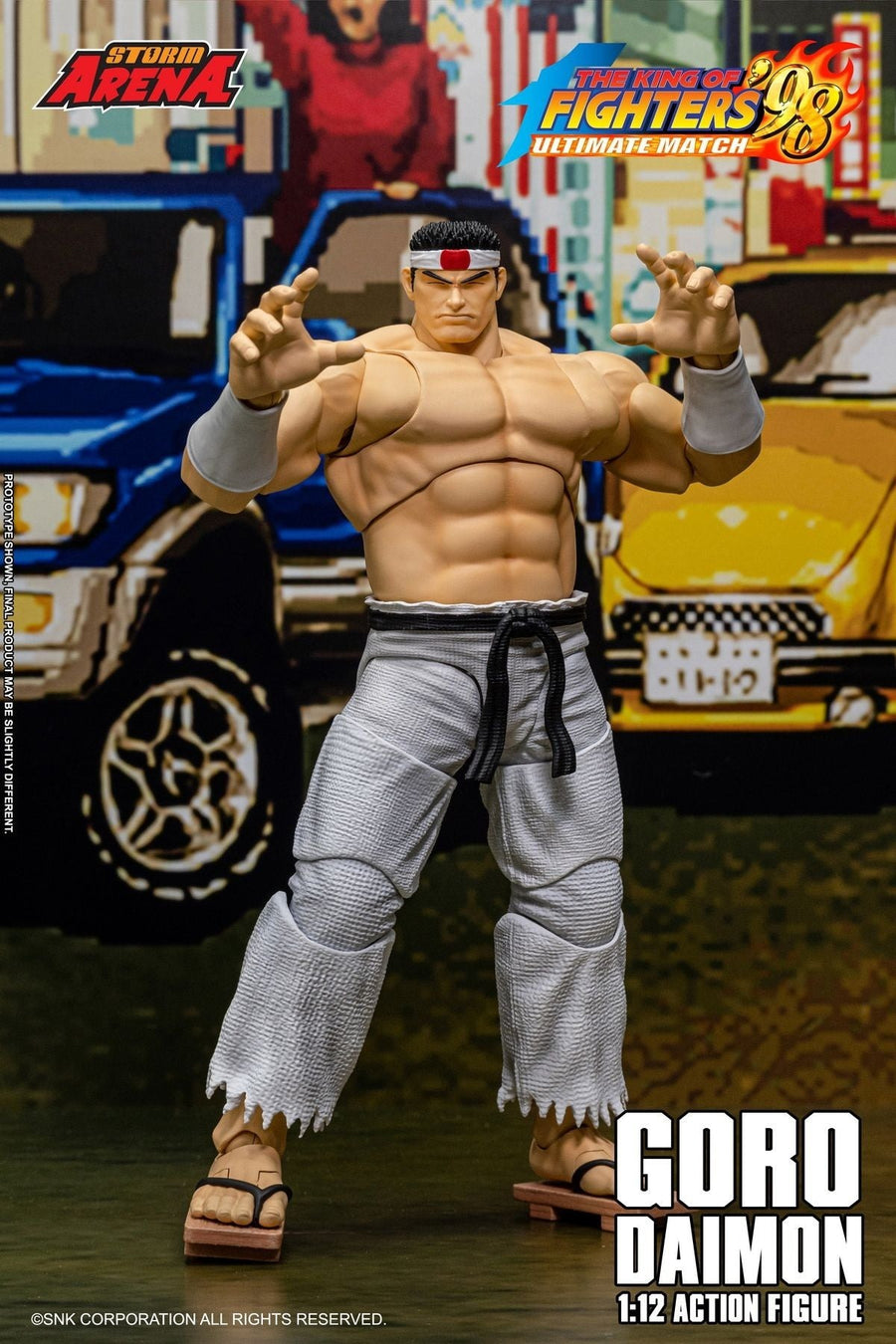 Pedido Figura Goro Daimon (Storm Arena) - The King of Fighters '98 Ultimate Match marca Storm Collectibles KFSA02 escala 1/12