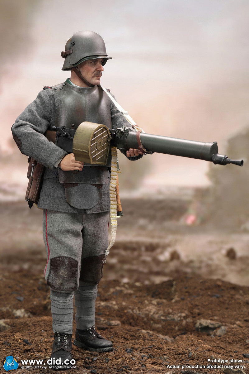 Preventa Figura Arthur - WWI German MG08 Machine Gunner marca DID D11015 escala 1/6
