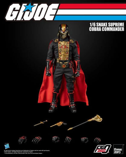 Pedido Figura Snake Supreme Cobra Commander - G.I.Joe FigZero marca Threezero 3Z0737 escala 1/6