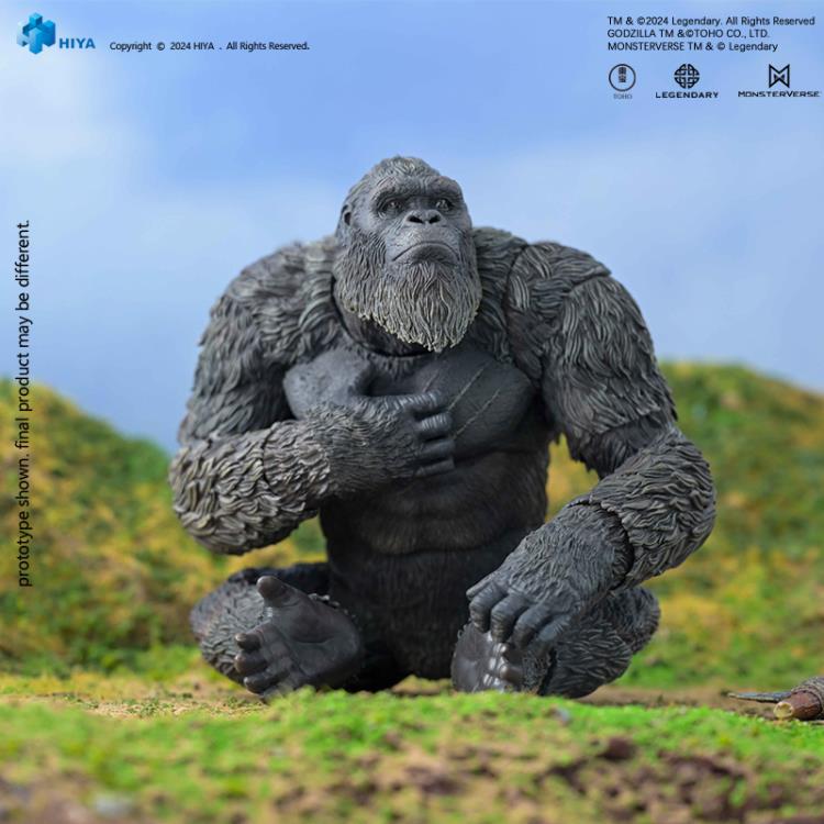 Preventa Figura Kong (Exclusiva PX Previews) - Godzilla x Kong: The New Empire - Exquisite Basic marca HIYA EBG0414 (16 cm)