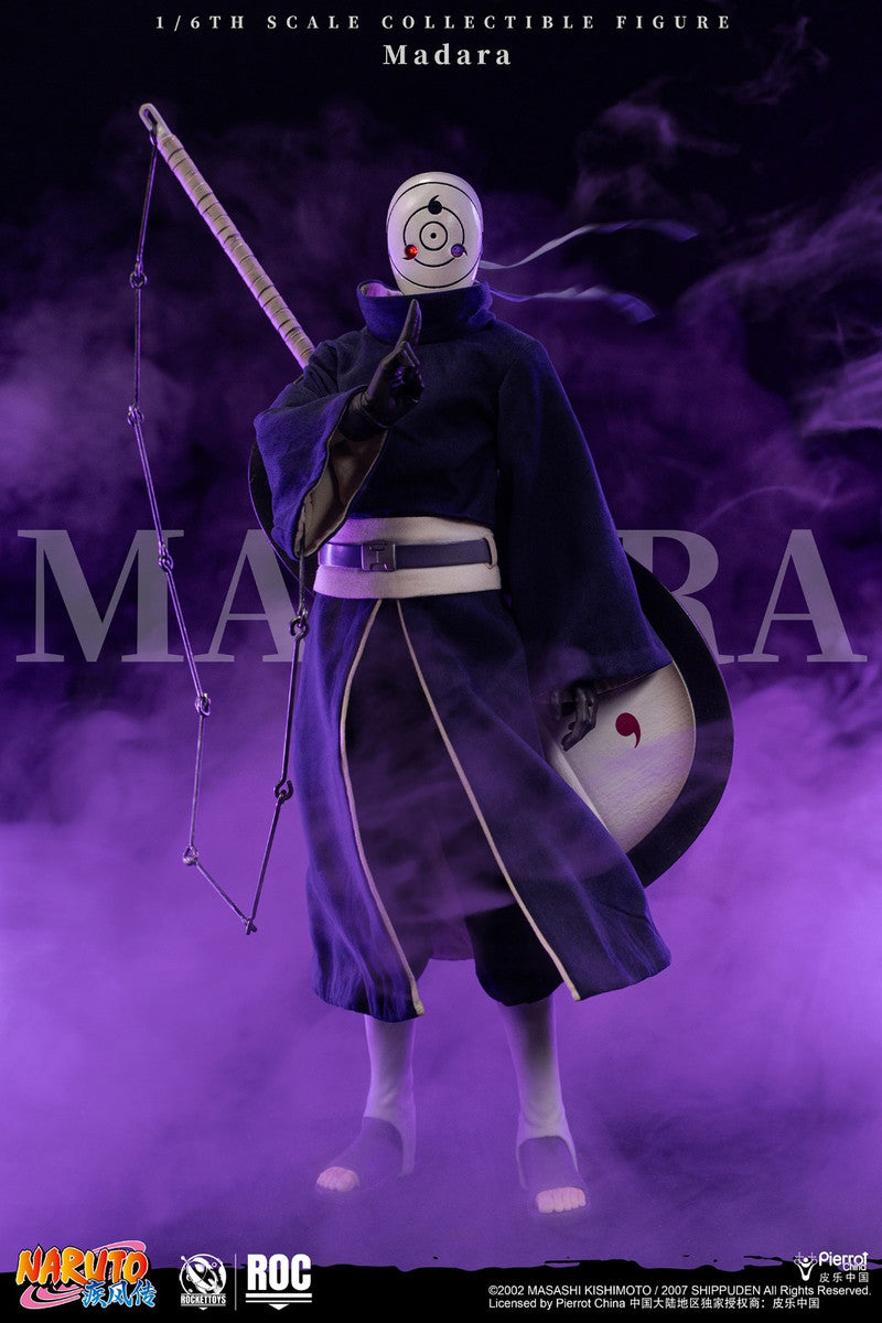 Preventa Figura Madara Uchiha (White Mask Version) - Naruto Shippuden marca Rocket Toys ROC-021 escala 1/6