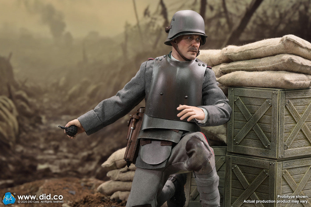 Preventa Figura Arthur - WWI German MG08 Machine Gunner marca DID D11015 escala 1/6