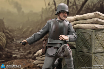 Preventa Figura Arthur - WWI German MG08 Machine Gunner marca DID D11015 escala 1/6