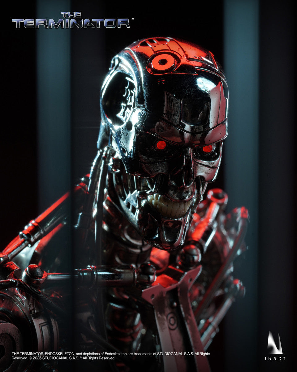 Preventa Figura T-800 Endoskeleton - The Terminator marca INART A036 Queen Studio escala 1/6