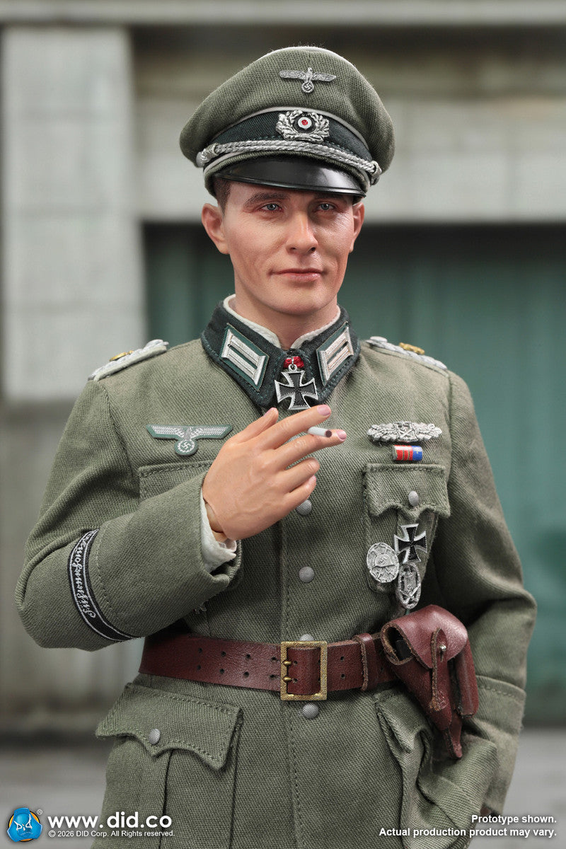 Preventa Figura Officer Otto Remer - WWII German Wehrmacht marca DID D80194 escala 1/6
