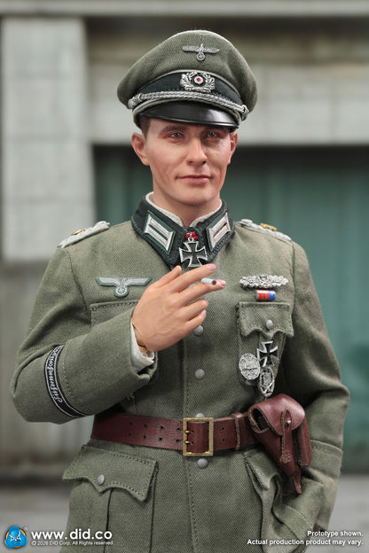 Preventa Figura Officer Otto Remer - WWII German Wehrmacht marca DID D80194 escala 1/6