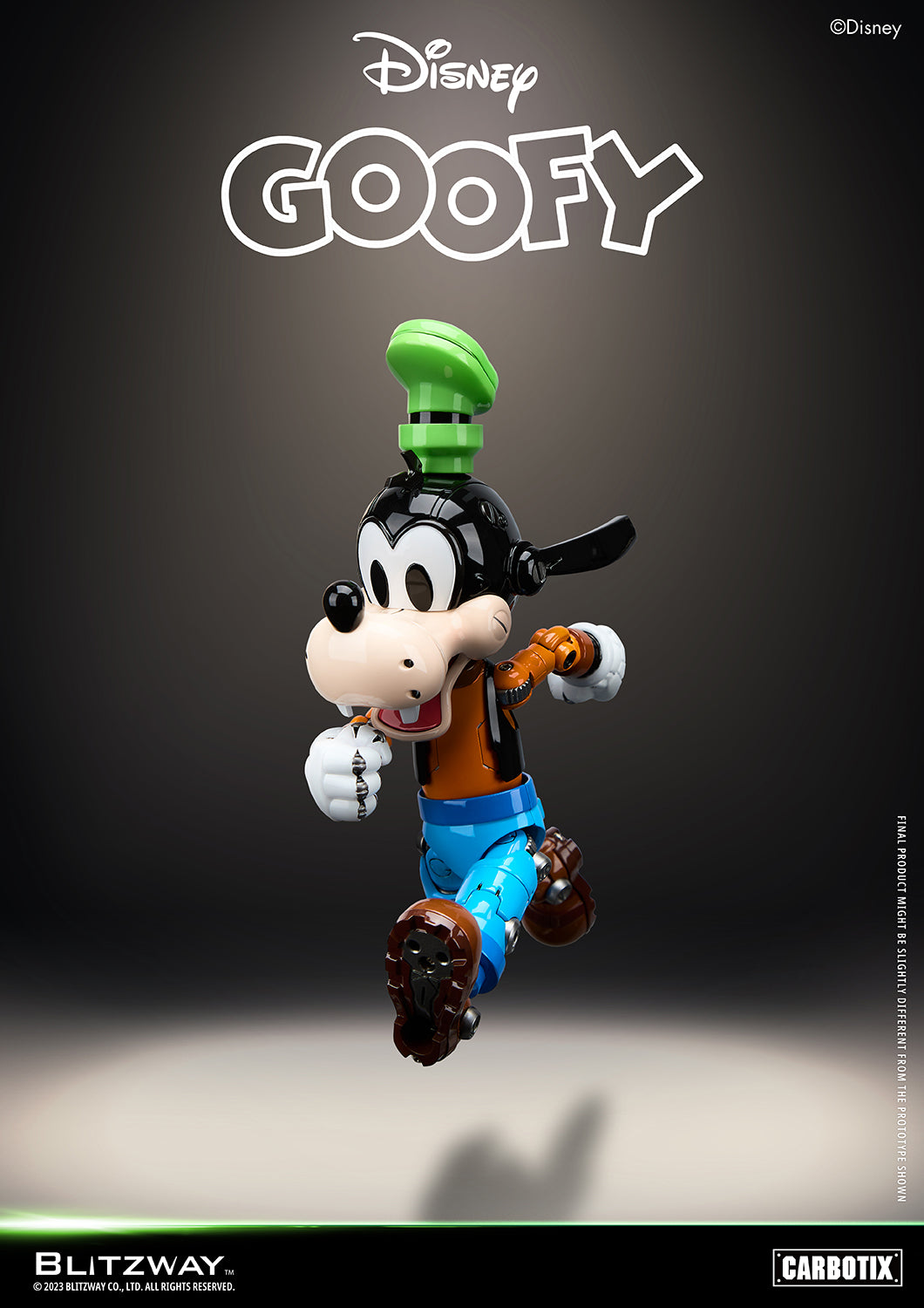 Preventa Figura Goofy (DIECAST) - Disney Carbotix Series marca Blitzway BW-CA-10504 sin escala 1/6 (20.7 cm)