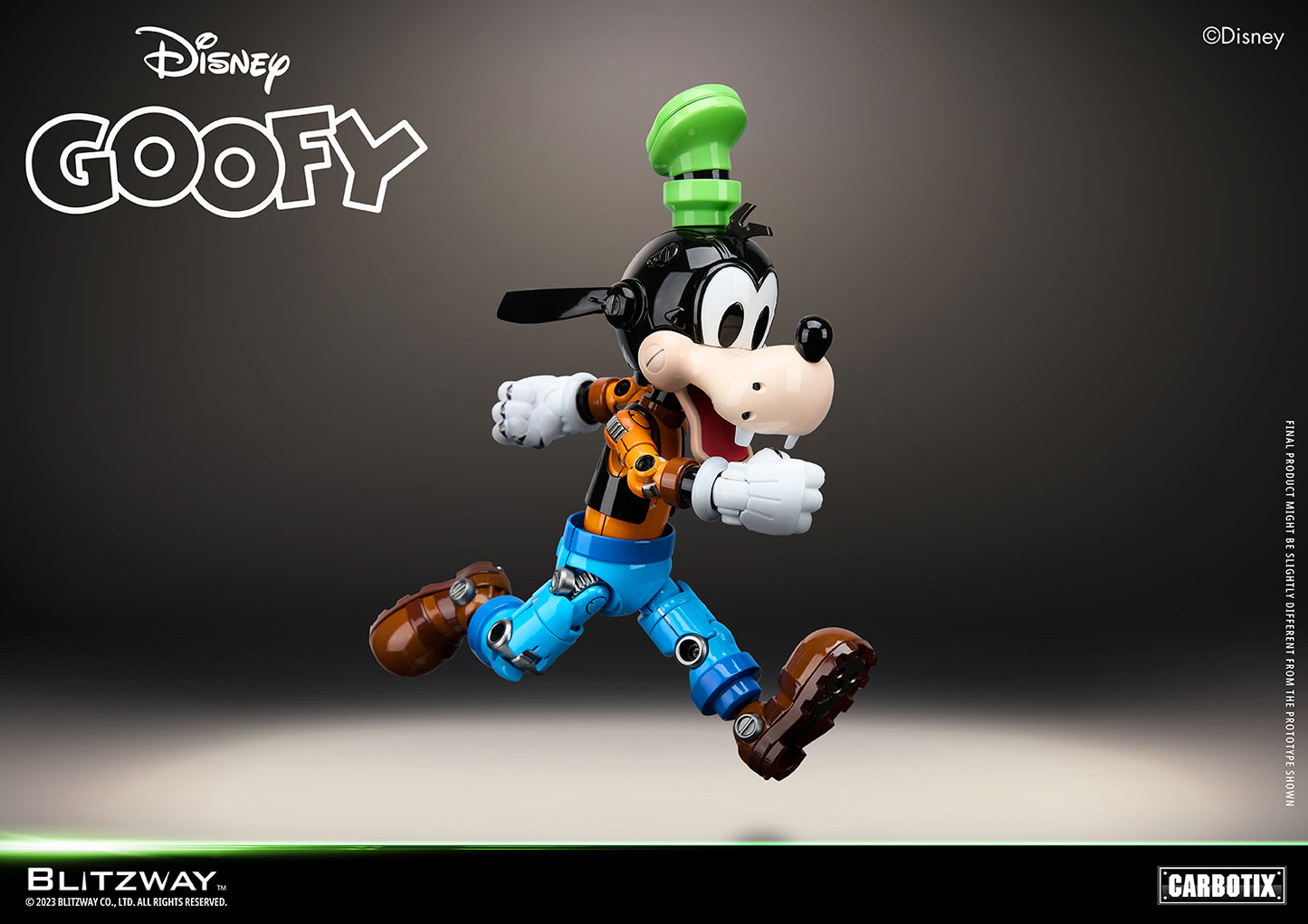 Preventa Figura Goofy (DIECAST) - Disney Carbotix Series marca Blitzway BW-CA-10504 sin escala 1/6 (20.7 cm)