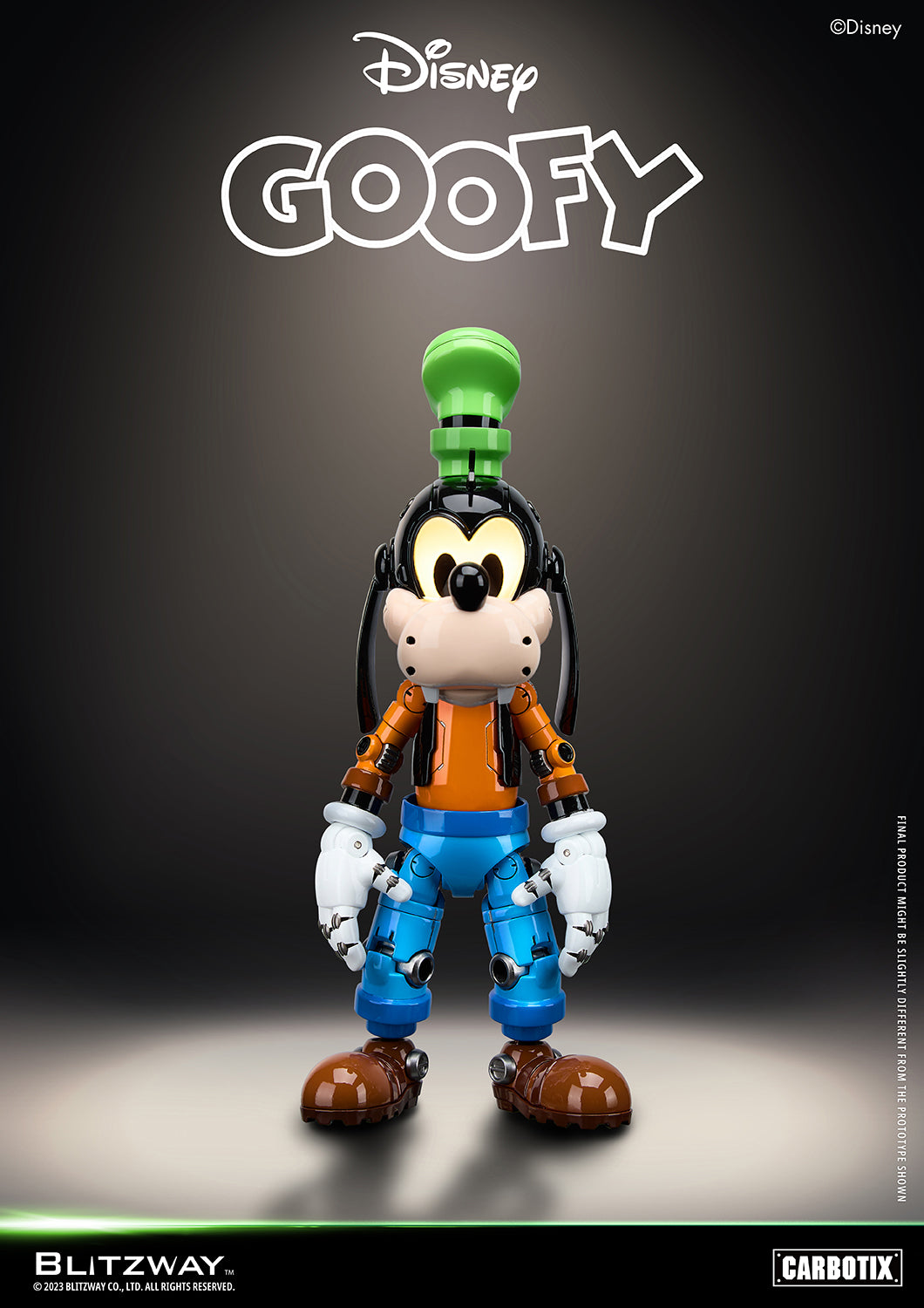 Preventa Figura Goofy (DIECAST) - Disney Carbotix Series marca Blitzway BW-CA-10504 sin escala 1/6 (20.7 cm)