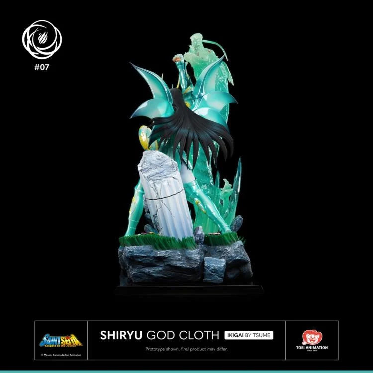 Pedido Estatua SHIRYU God Cloth (Limited Edition) - Saint Seiya Ikigai marca TSUME a escala 1/6 (43 cm)