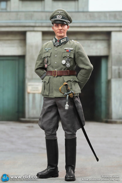 Preventa Figura Officer Otto Remer - WWII German Wehrmacht marca DID D80194 escala 1/6