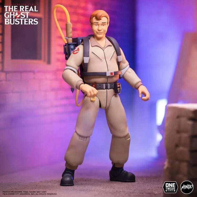 Preventa Figura Ray Stantz - The Real Ghostbusters marca Mondo escala pequeña 1/12