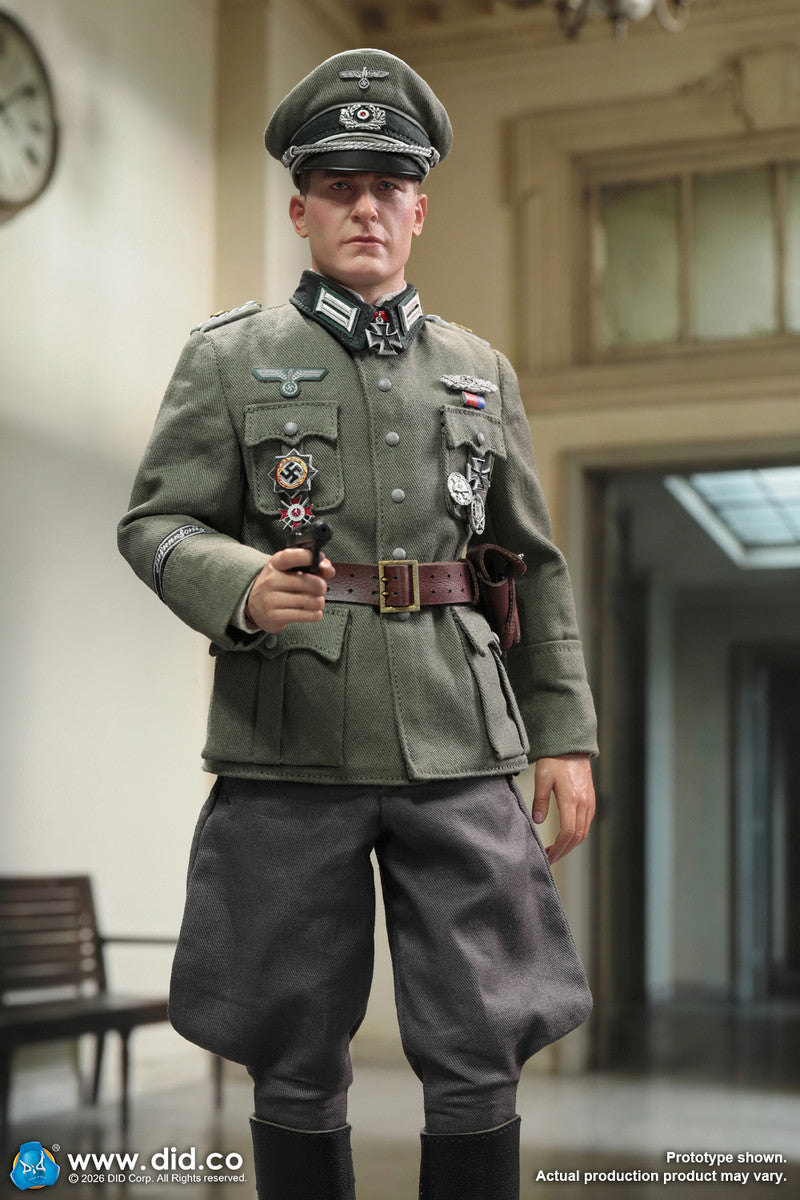 Preventa Figura Officer Otto Remer - WWII German Wehrmacht marca DID D80194 escala 1/6