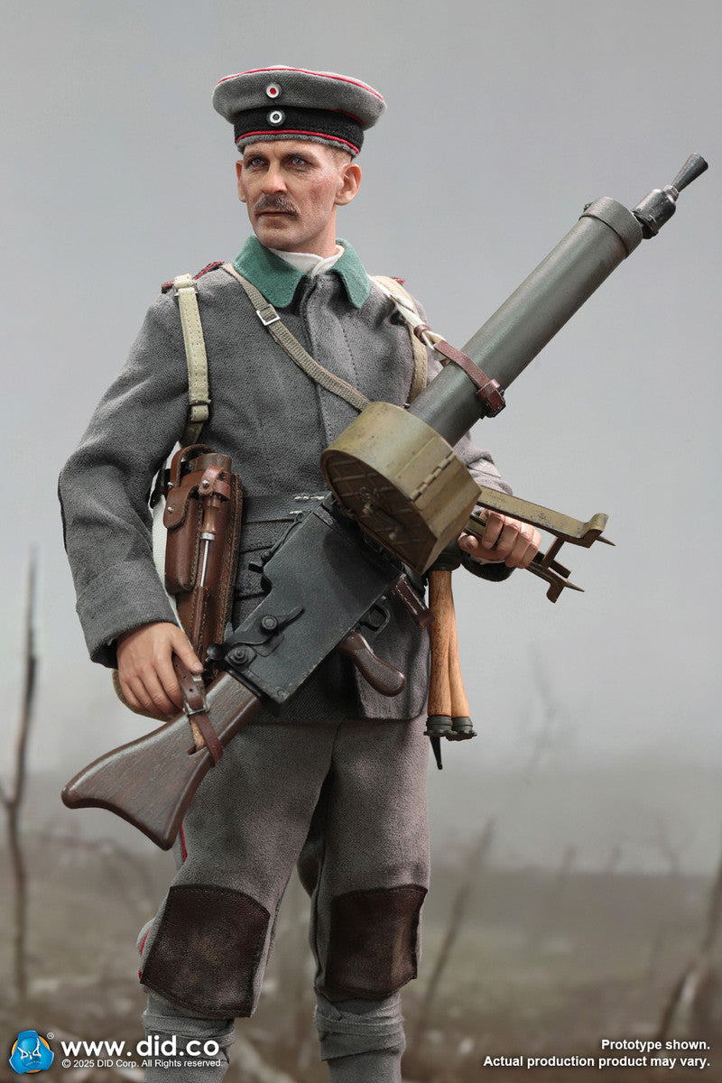 Preventa Figura Arthur - WWI German MG08 Machine Gunner marca DID D11015 escala 1/6