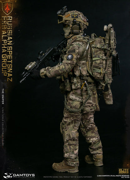 Preventa Figura The Sniper - Russian Spetsnaz FSB Alpha Group marca Damtoys 78100 escala 1/6