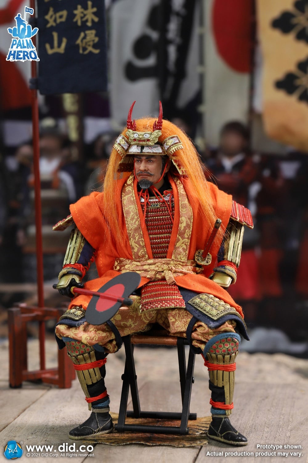 Pedido Figura Takeda Shingen - Japan Samurai Series marca DID XA80013 escala pequeña 1/12