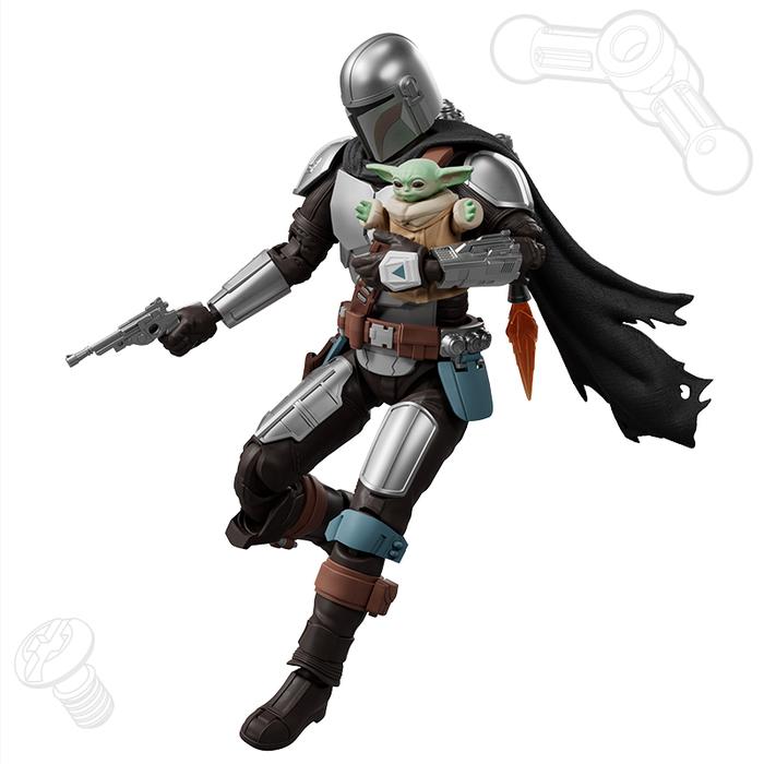 EN STOCK Figuras The Mandalorian & Grogu - Star Wars: The Mandalorian & Grogu - Champion Class 05 - Model Kit marca Blokees