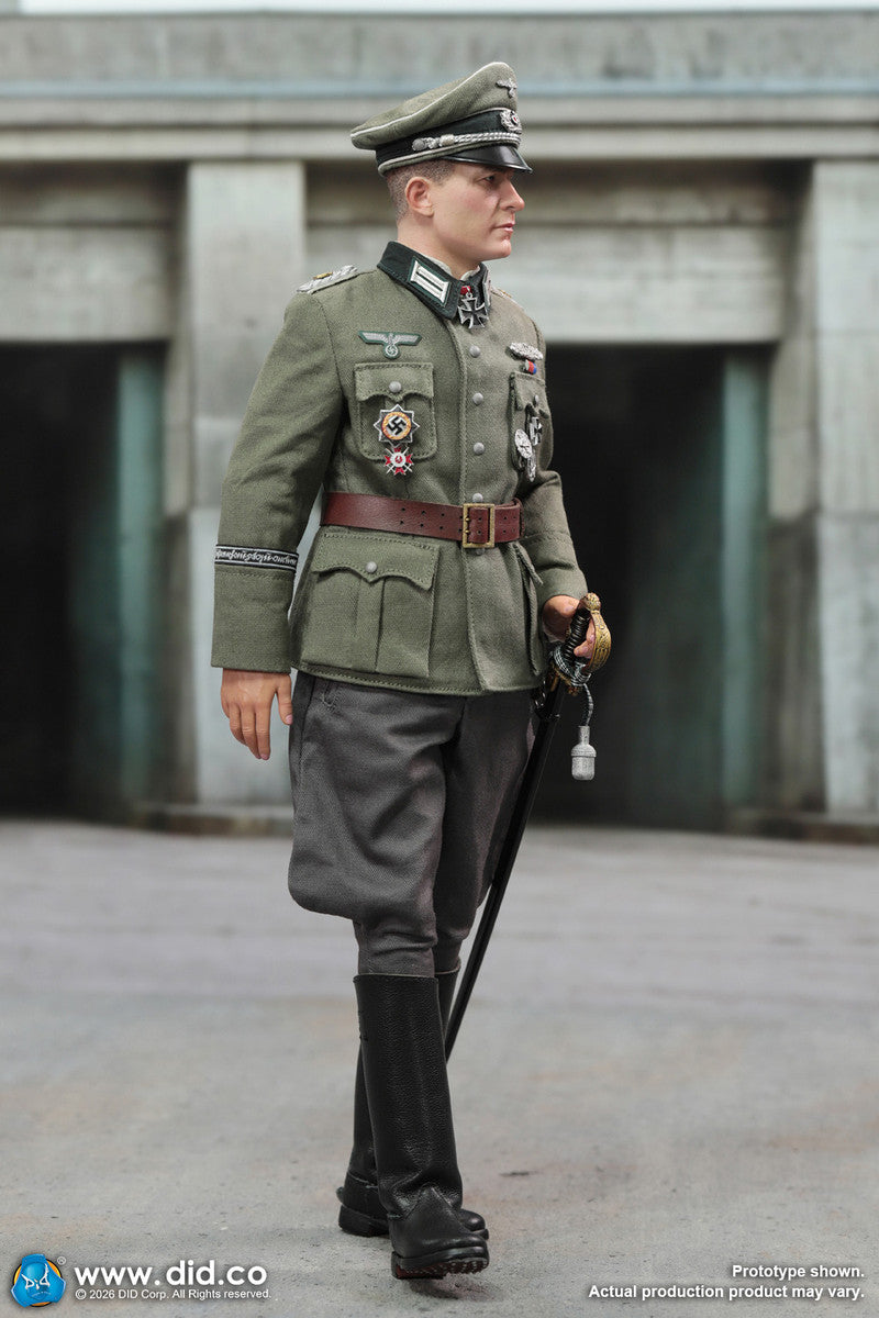 Preventa Figura Officer Otto Remer - WWII German Wehrmacht marca DID D80194 escala 1/6
