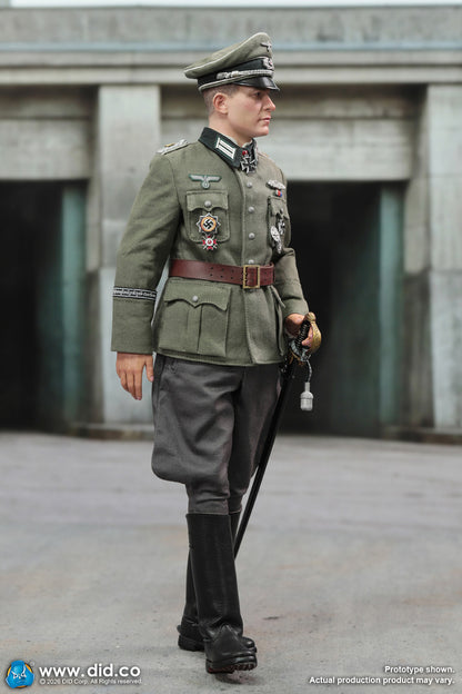 Preventa Figura Officer Otto Remer - WWII German Wehrmacht marca DID D80194 escala 1/6