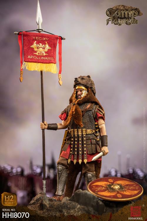 Pedido Figura Rome Camp Flagman - Imperial Legion marca HHModel HH18070 escala pequeña 1/12