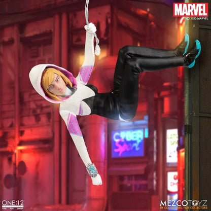 Preventa Figura Ghost Spider (Spider-Gwen) - Marvel Comics One:12 Collective marca Mezco Toyz 77310 escala pequeña 1/12