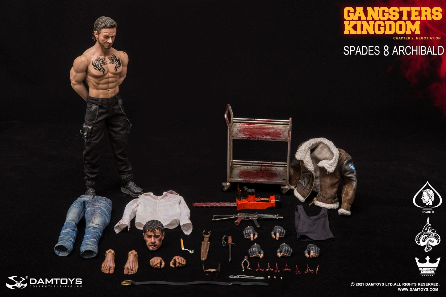 Pedido Figura Spade 8 Archibald - Gangsters Kingdom marca Damtoys GK024 escala 1/6