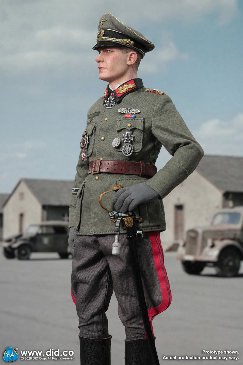 Preventa Figura Officer Otto Remer - WWII German Wehrmacht marca DID D80194 escala 1/6