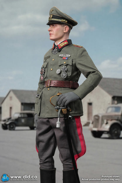 Preventa Figura Officer Otto Remer - WWII German Wehrmacht marca DID D80194 escala 1/6