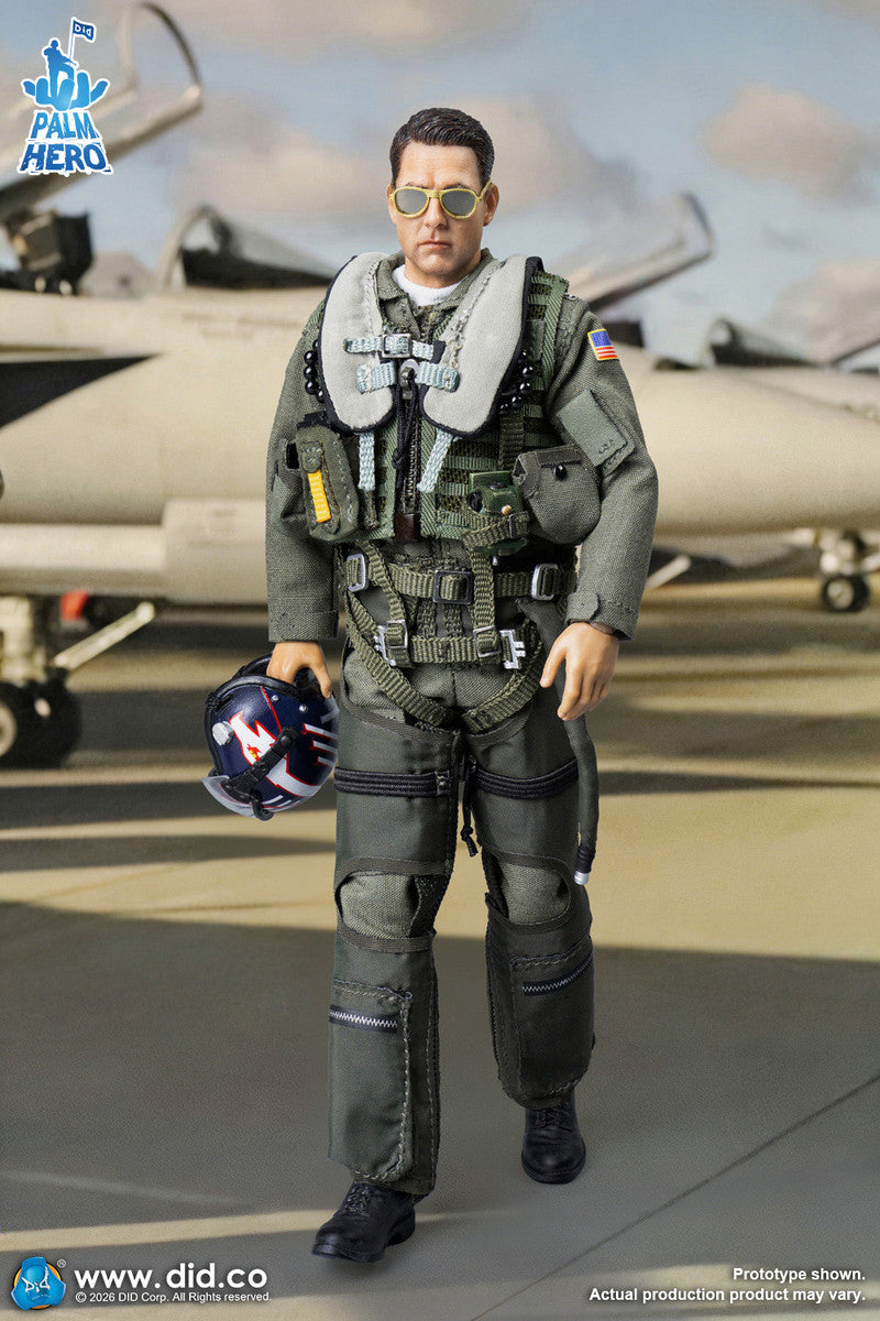 Pedido Figura Captain Mitchell - US Navy 18E Pilot marca DID XM80031 escala 1/12