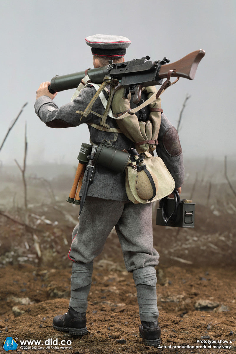 Preventa Figura Arthur - WWI German MG08 Machine Gunner marca DID D11015 escala 1/6